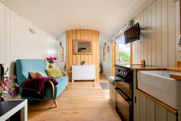 Interior of Shepherds Hut